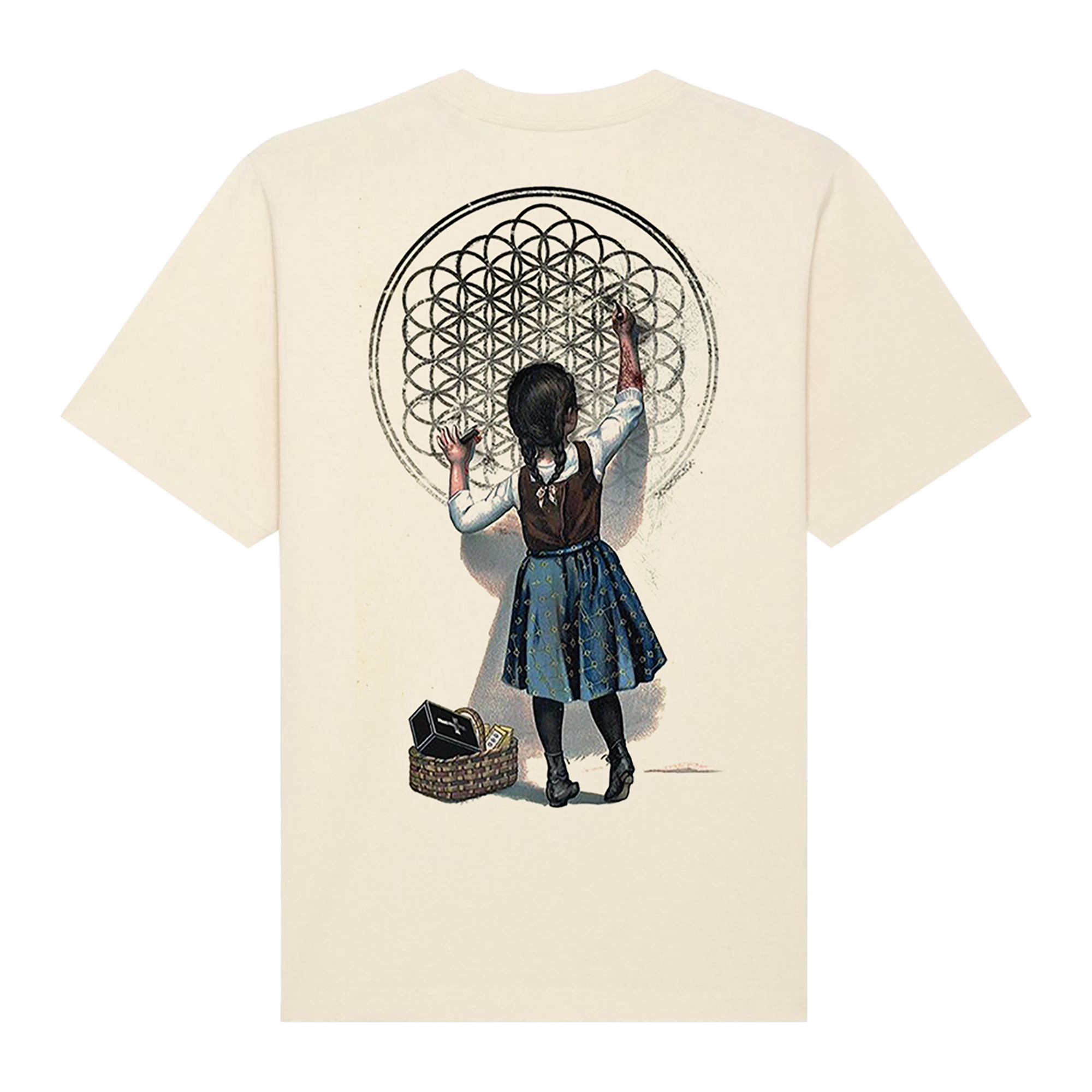 Sempiternal Chalk Flower Natural Tee