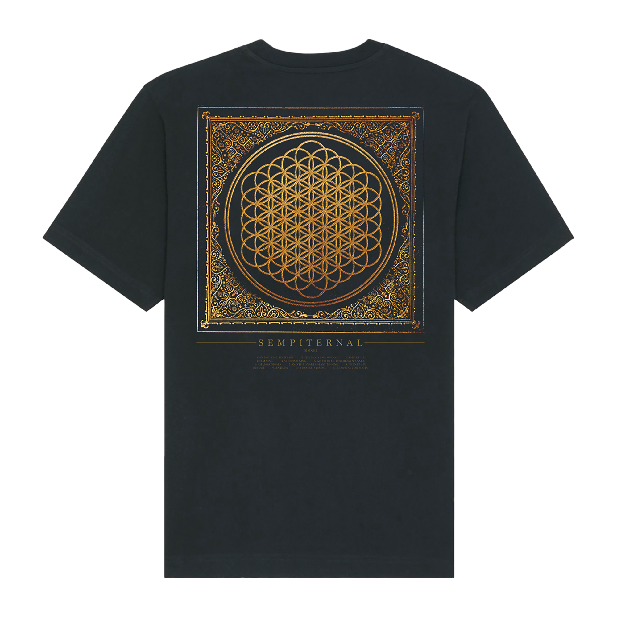 Sempiternal Tracklist Black Tee