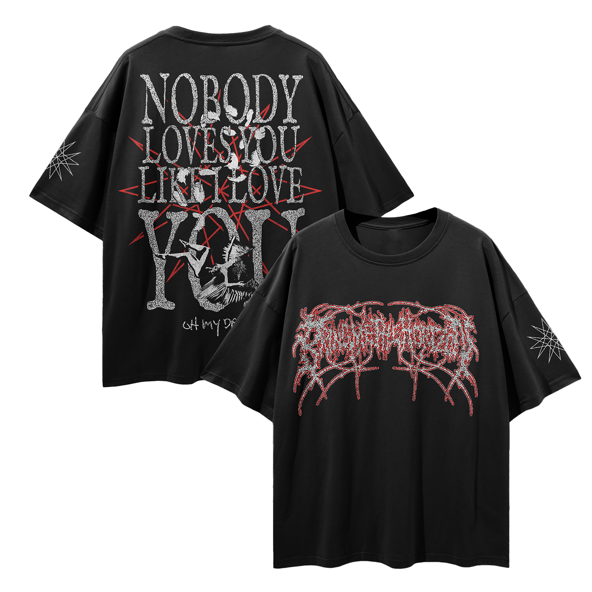 POST HUMAN : NEX GEN | Nobody Loves You Black Tee