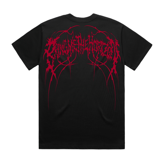 Red Logo | Black T-Shirt